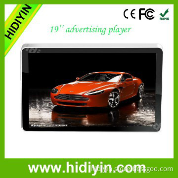 19" wifi lcd touch monitor advertising player